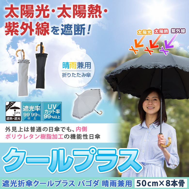 遮光折傘クールプラスパゴダ