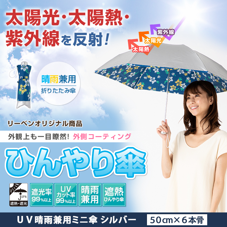 UV晴雨兼用コーティングミニ傘