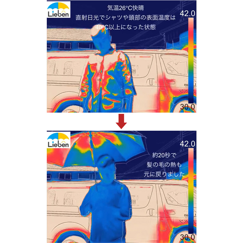 サーモグラフィー実験