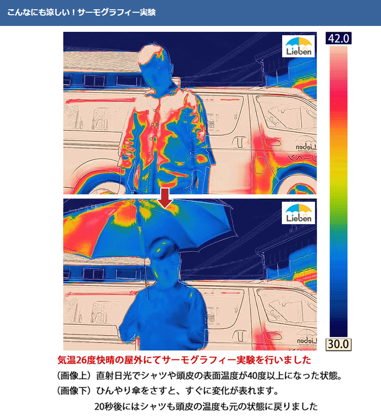 サーモグラフィー実験