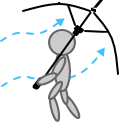 大きい傘は向かい風をまともに受けると重いです